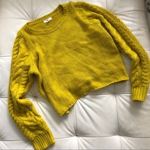 BP Yellow Sweater - slightly cropped